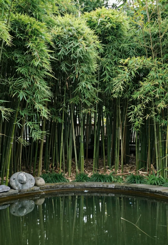 13 Rustic Stock Tank Pond Ideas Water Garden Projects 8. Exotic Touch with Bamboo 0