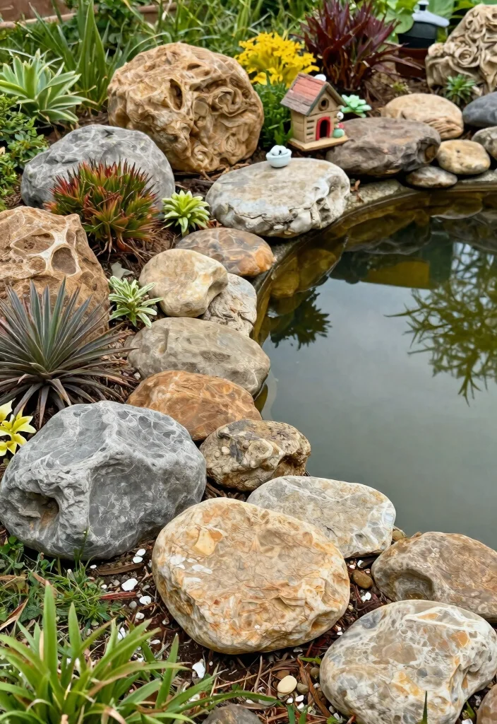 13 Rustic Stock Tank Pond Ideas Water Garden Projects 9. Miniature Rock Gardens 0