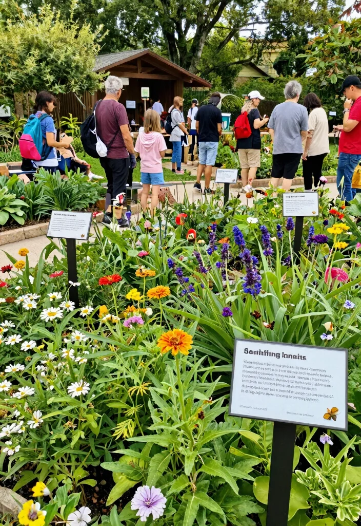 13 Vibrant Raised Bed Flower Garden Ideas for Cut Flowers 13. Educational Pollinator Gardens 0