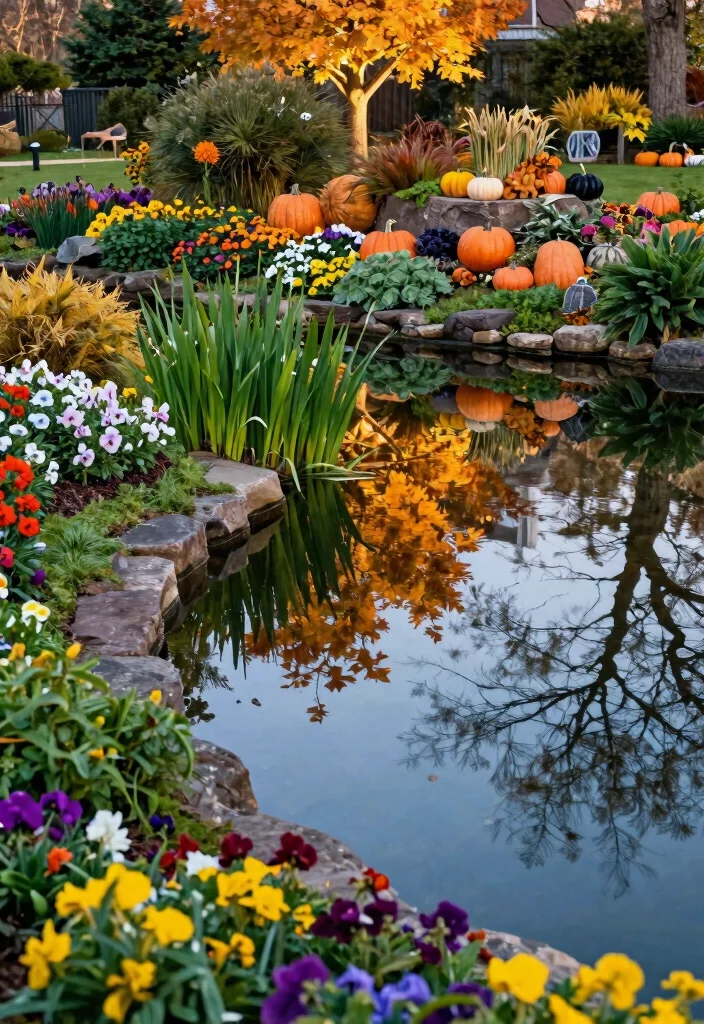 15 Beautiful Garden Fish Pond Ideas Koi and Goldfish 15. Seasonal Ponds 0