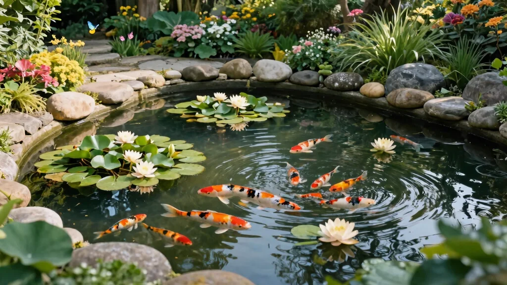 15 Beautiful Garden Fish Pond Ideas [Koi and Goldfish]