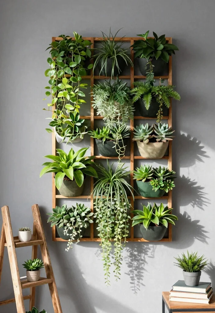 15 Beautiful Plant Shelf Decorating Ideas Pro Styling 1. Create a Vertical Garden 0