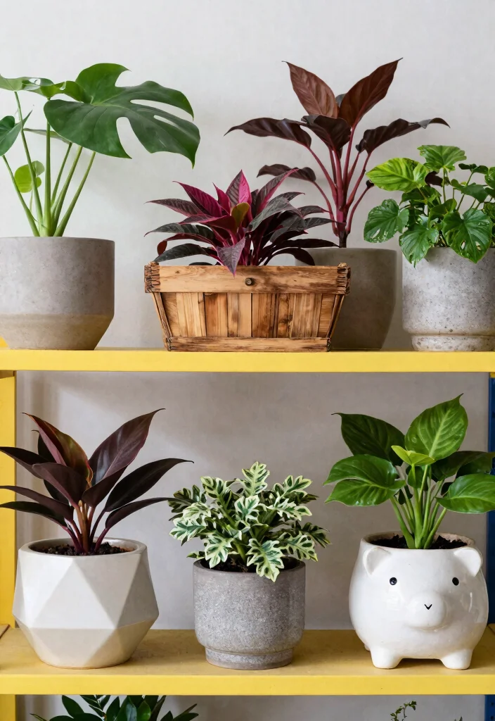 15 Beautiful Plant Shelf Decorating Ideas Pro Styling 5. Incorporate Unique Planters 0