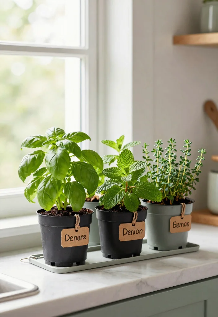 15 Beautiful Plant Shelf Decorating Ideas Pro Styling 9. Create a Mini Herb Garden 0