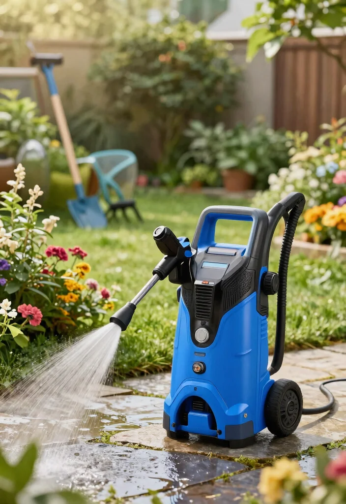 15 Best Buy Pressure Washer Reviews for Eco Friendly Gardening 3. AR Blue Clean AR383 Electric Pressure Washer 0