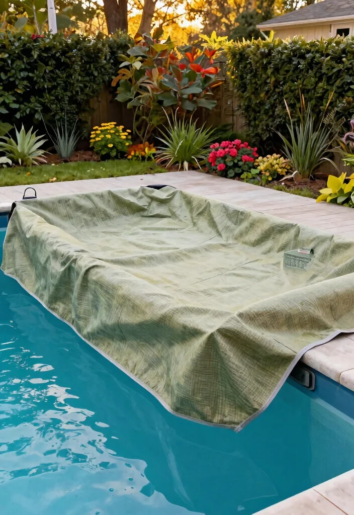 15 Best Inground Pool Cover Ideas for Winter Protection 12. Biodegradable Pool Covers 0