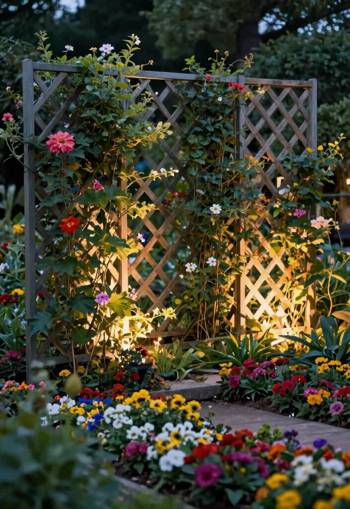 15 Best Raised Garden Bed Trellis Ideas for Climbing Plants 10. Trellis Panel Fencing 0