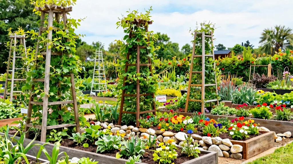 15 Best Raised Garden Bed Trellis Ideas for Climbing Plants