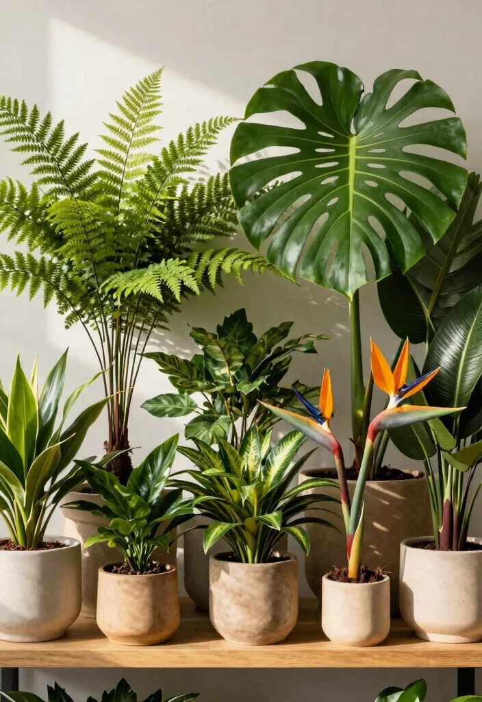 15 Best Ways to Display Indoor Plant Collection on Shelf 2. Create a Themed Arrangement 0