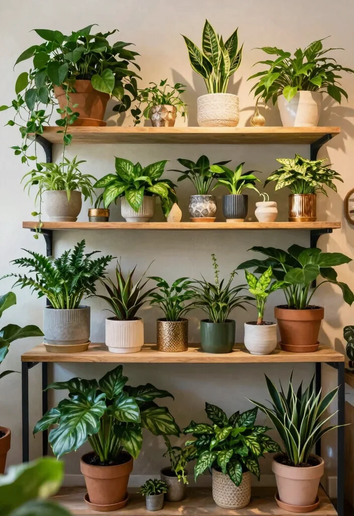 15 Best Ways to Display Indoor Plant Collection on Shelf Conclusion 0