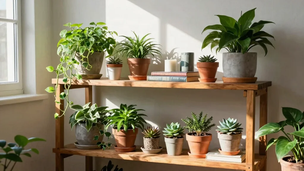 15 Best Ways to Display Indoor Plant Collection on Shelf