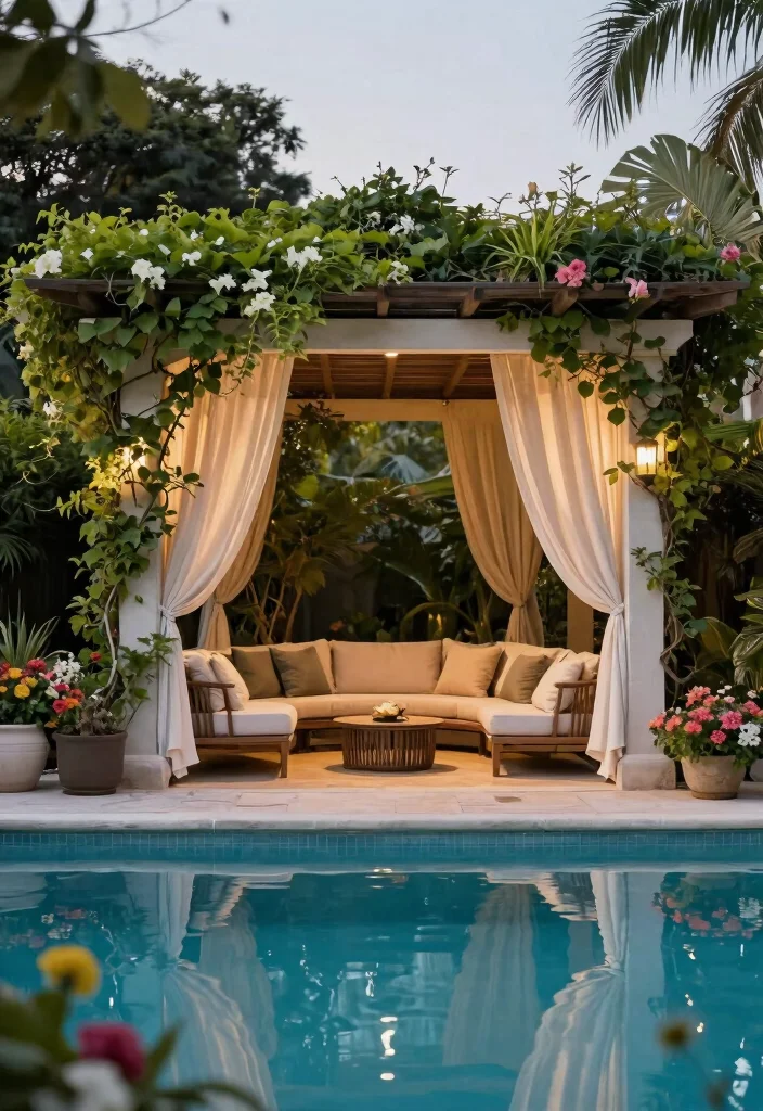 15 Breathtaking Luxury Pool Cover Ideas Resort Vibe 11. Elegant Pergola Covers 0