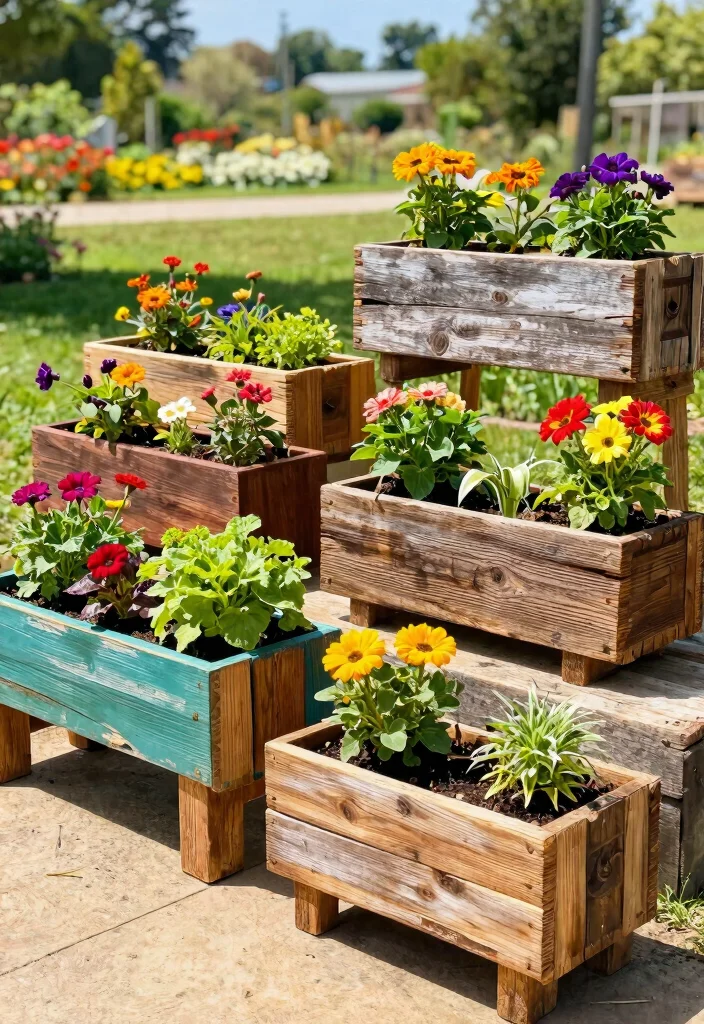 15 Bright Large Planter Concepts Outdoor Full Sun Survivors 15. Customizable DIY Planters 0