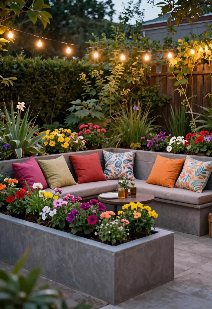 15 DIY Large Planter Box Ideas Build It Yourself 4. Raised Garden Bed with Built in Seating 0