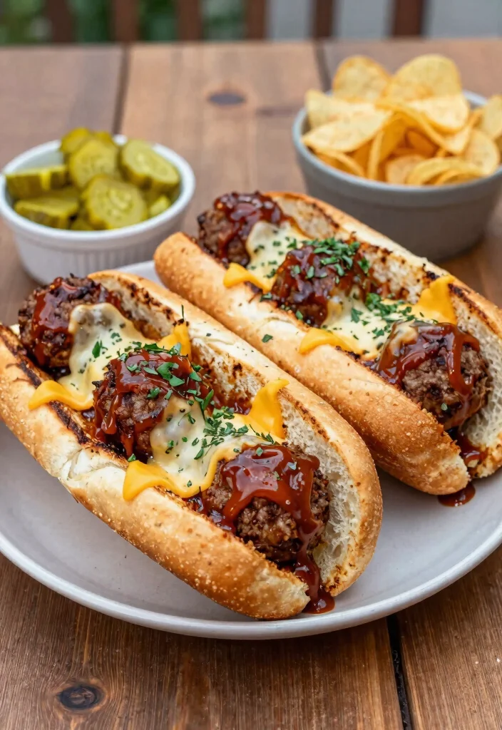 15 Easy Pellet Grill Dinner Ideas for Busy Weeknights 11. BBQ Meatball Subs 0