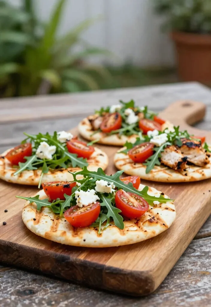 15 Easy Pellet Grill Dinner Ideas for Busy Weeknights 12. Grilled Flatbreads with Toppings 0
