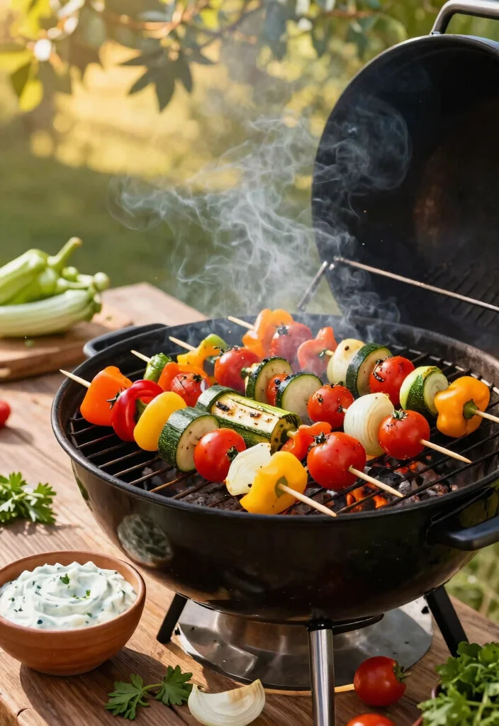 15 Easy Pellet Grill Dinner Ideas for Busy Weeknights 3. Smoky Veggie Skewers 0