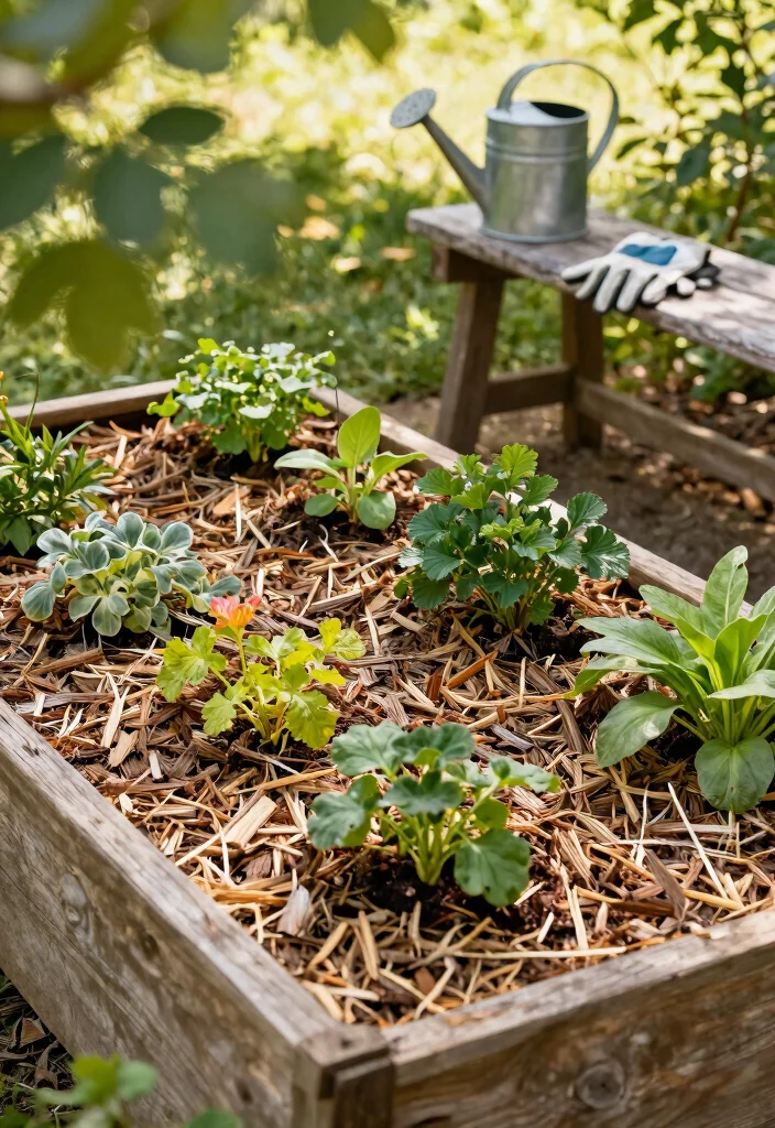 15 Essential Raised Garden Bed Tips for First Time Gardeners 6. Mulch for Moisture Retention 0