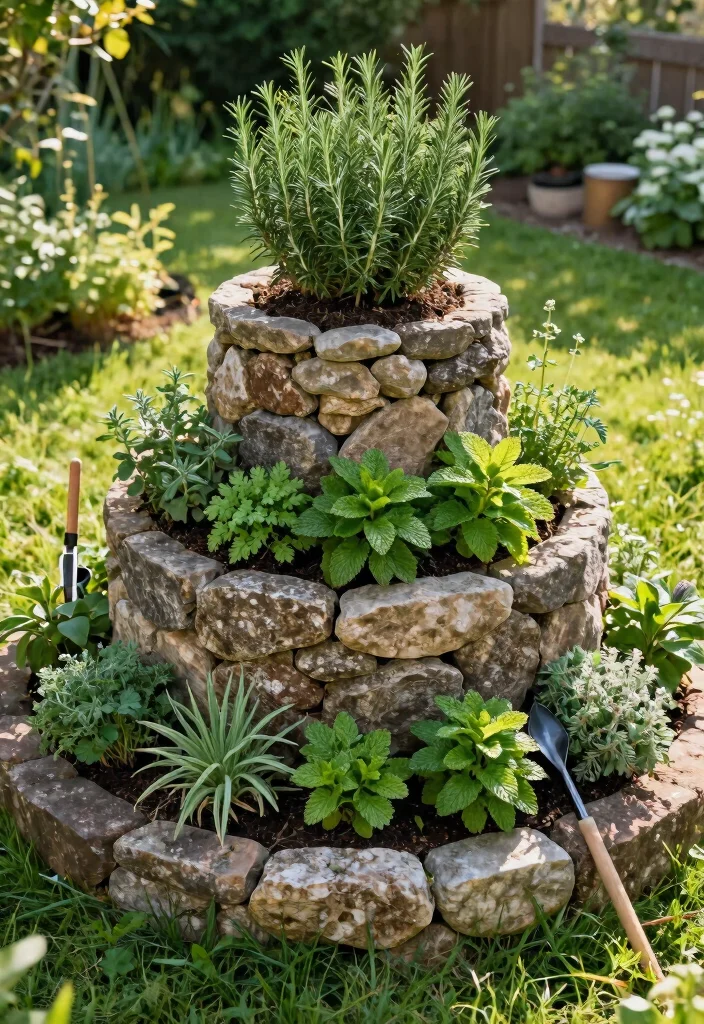 15 Fragrant Raised Bed Herb Garden Ideas Near Your Kitchen 3. Herb Spiral Garden 0