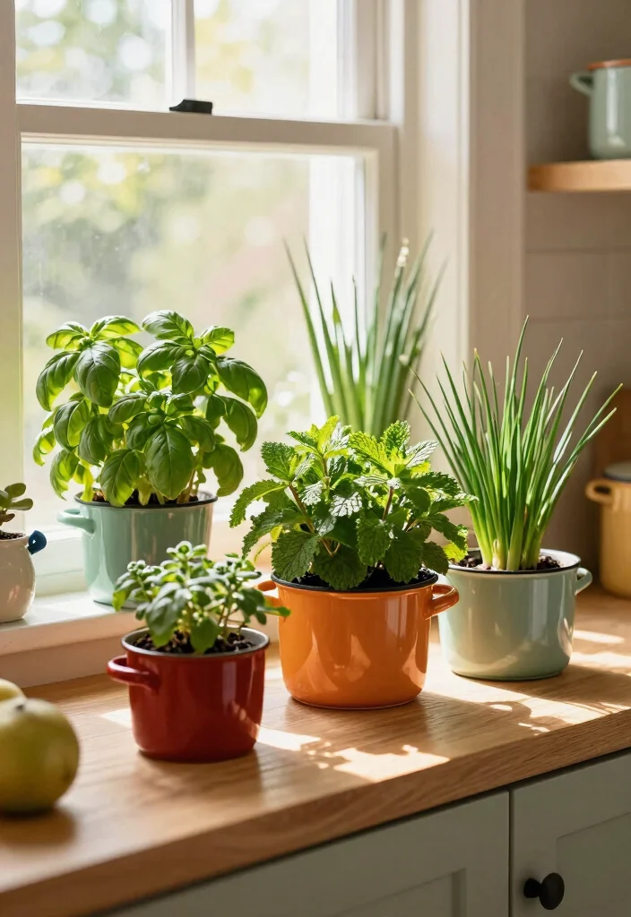 15 Fragrant Raised Bed Herb Garden Ideas Near Your Kitchen 9. Indoor Herb Garden by the Window 0