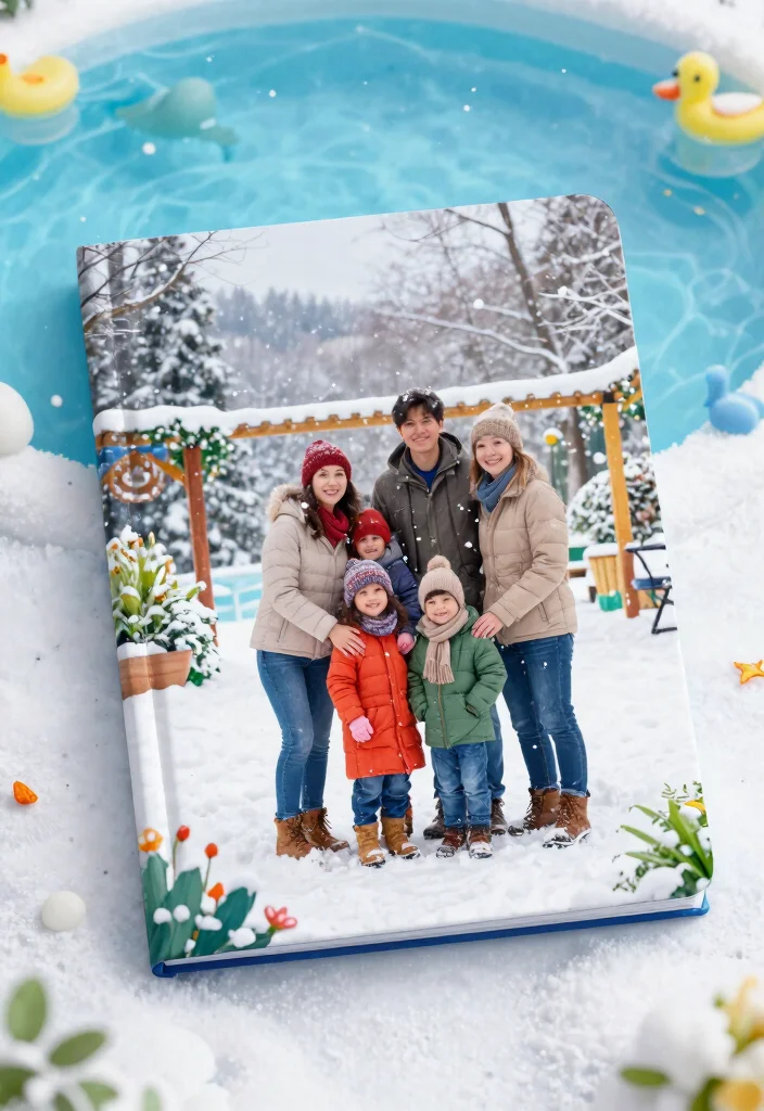 15 Heavy Duty Winter Pool Cover Ideas for Freezing Temps 13. Custom Printed Pool Covers 0