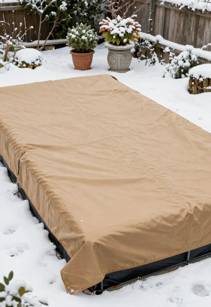 15 Heavy Duty Winter Pool Cover Ideas for Freezing Temps 6. Biodegradable Pool Covers 0