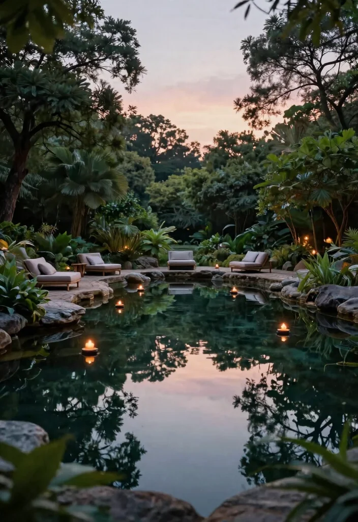 15 Most Relaxing Garden Pond Inspiration Layouts 10. Reflective Serenity Pond 0