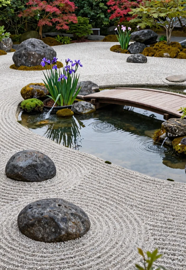 15 Most Relaxing Garden Pond Inspiration Layouts 5. Japanese Zen Garden Pond 0