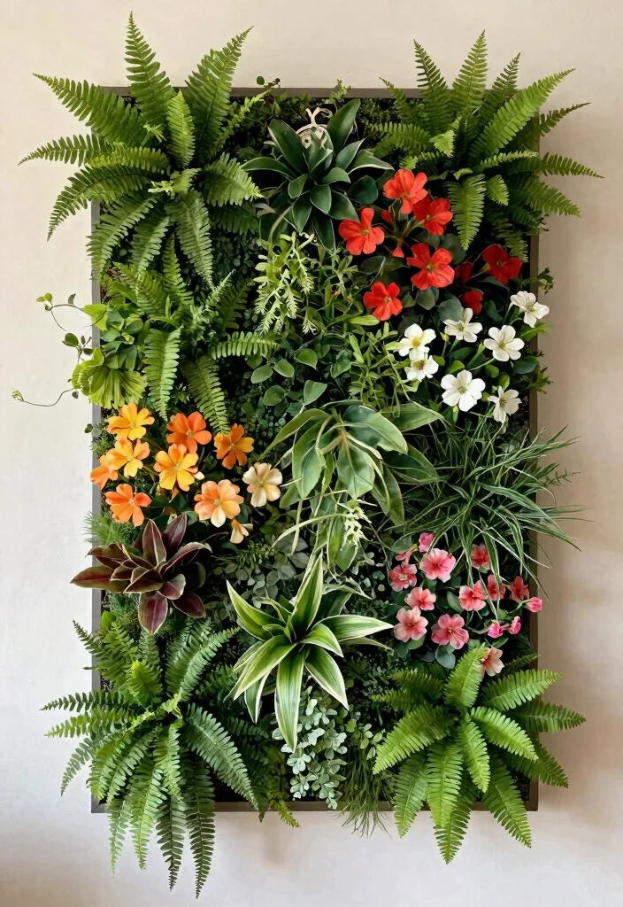 15 Practical Small Plant Shelf Ideas for Tiny Spaces 15. Vertical Garden Panels 0