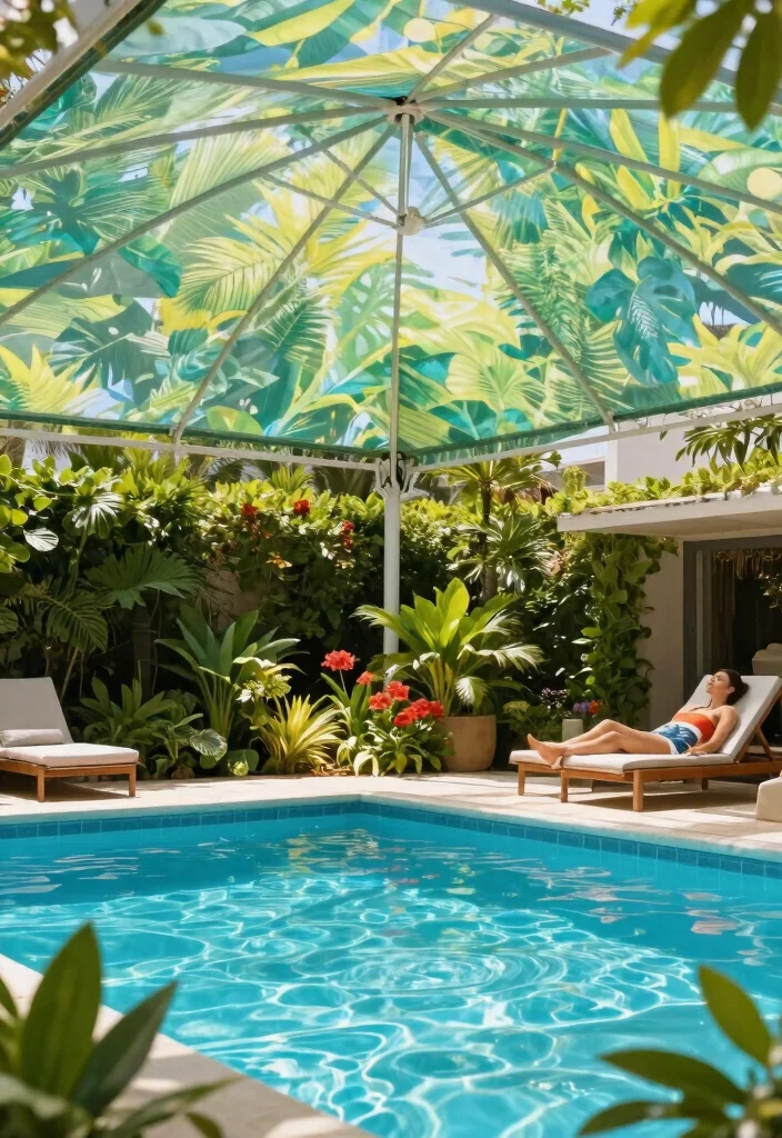 15 Smart Pool Cover Ideas to Protect Your Backyard Oasis 10. Eco friendly Sunshine Covers 0