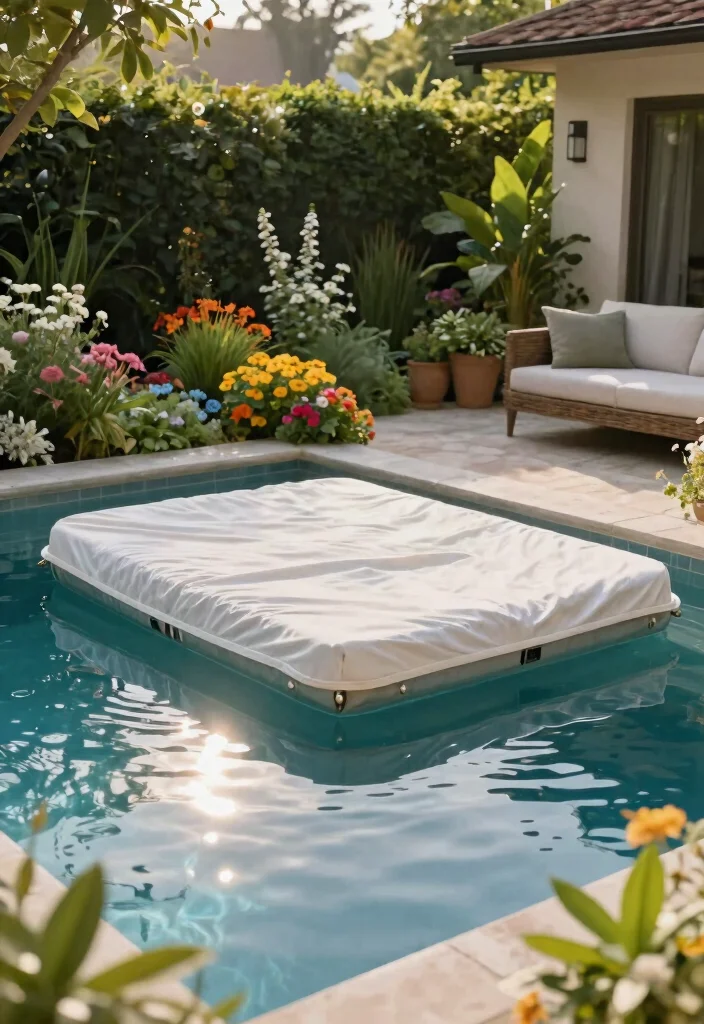 15 Smart Pool Cover Ideas to Protect Your Backyard Oasis 12. Floating Pool Covers 0