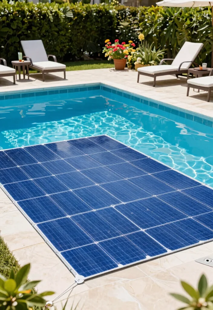 15 Smart Pool Cover Ideas to Protect Your Backyard Oasis 5. Solar Blankets 0