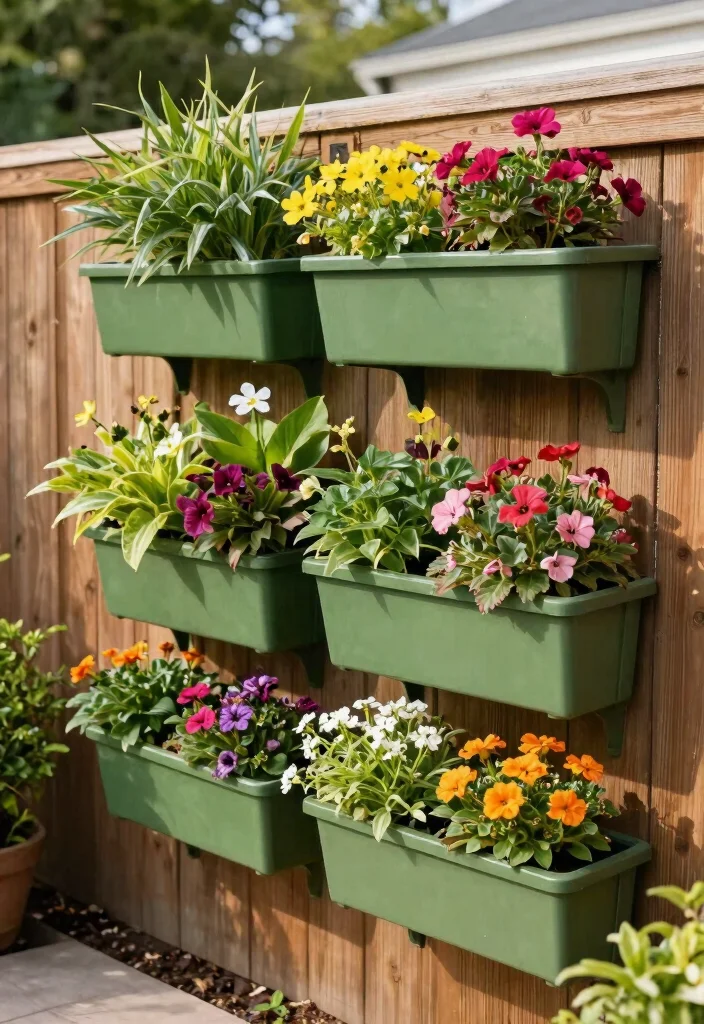 15 Smart Raised Garden Bed Layout Ideas to Maximize Space 12. Green Wall Planters 0