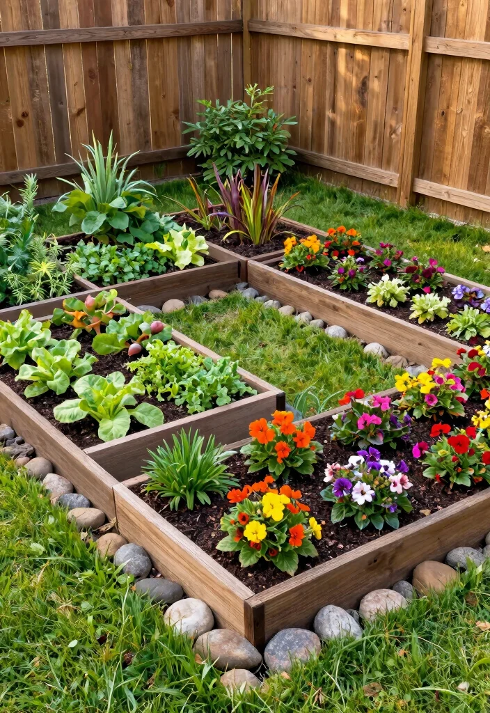 15 Smart Raised Garden Bed Layout Ideas to Maximize Space 3. Corner Garden Beds 0