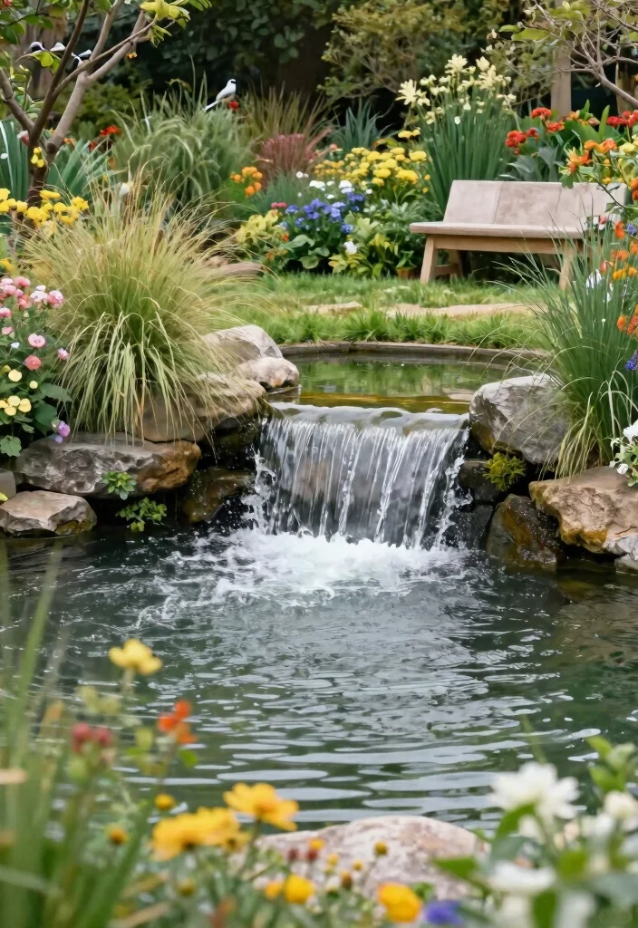 15 Stunning Garden Pond Ideas Waterfall Designs Must See 15. Sound of Nature Waterfalls 0