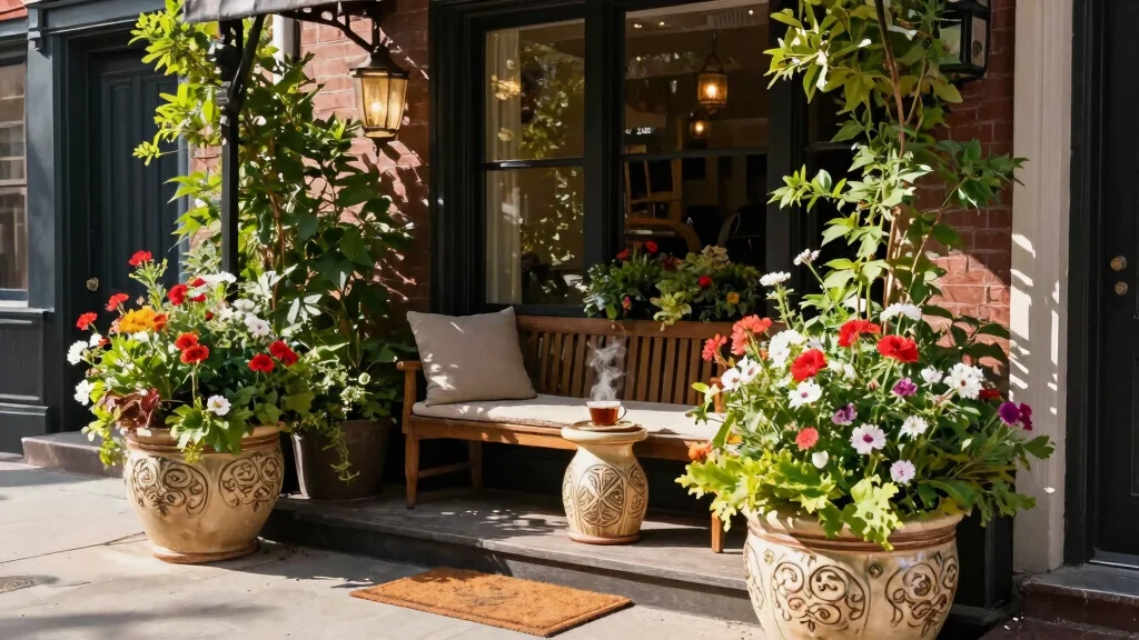 15 Welcoming Front Porch Large Planter Ideas [Must Try]