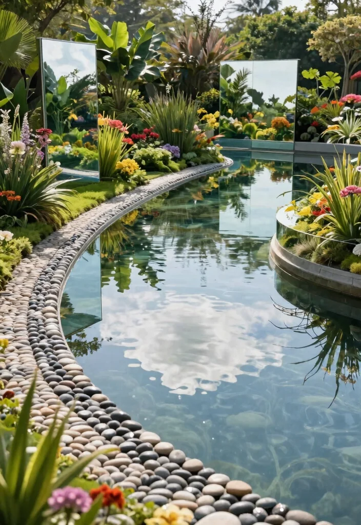 17 Best Pond Garden Ideas Landscaping Tips for Beginners 13. Incorporate Reflective Surfaces 0