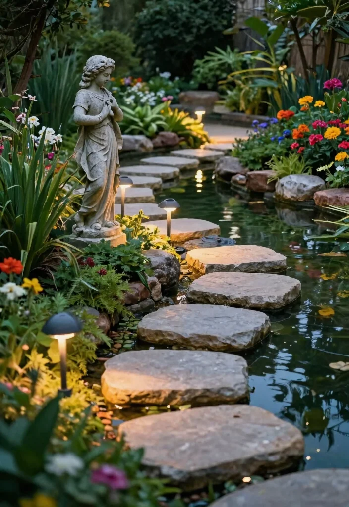 17 Best Pond Garden Ideas Landscaping Tips for Beginners 5. Incorporate Decorative Features 0