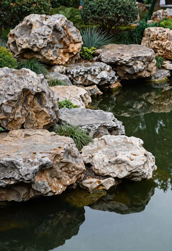 17 Best Pond Garden Ideas Landscaping Tips for Beginners 6. Use Boulders for a Natural Barrier 0