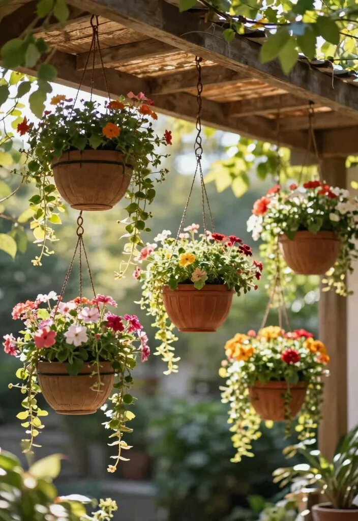 17 Colorful Large Outdoor Planter Ideas Flower Pots 7. Hanging Planter Displays 0