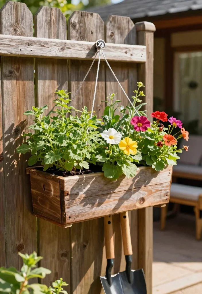 17 Easy DIY Raised Garden Bed Ideas You Can Build Fast 7. Hanging Planter Box 0