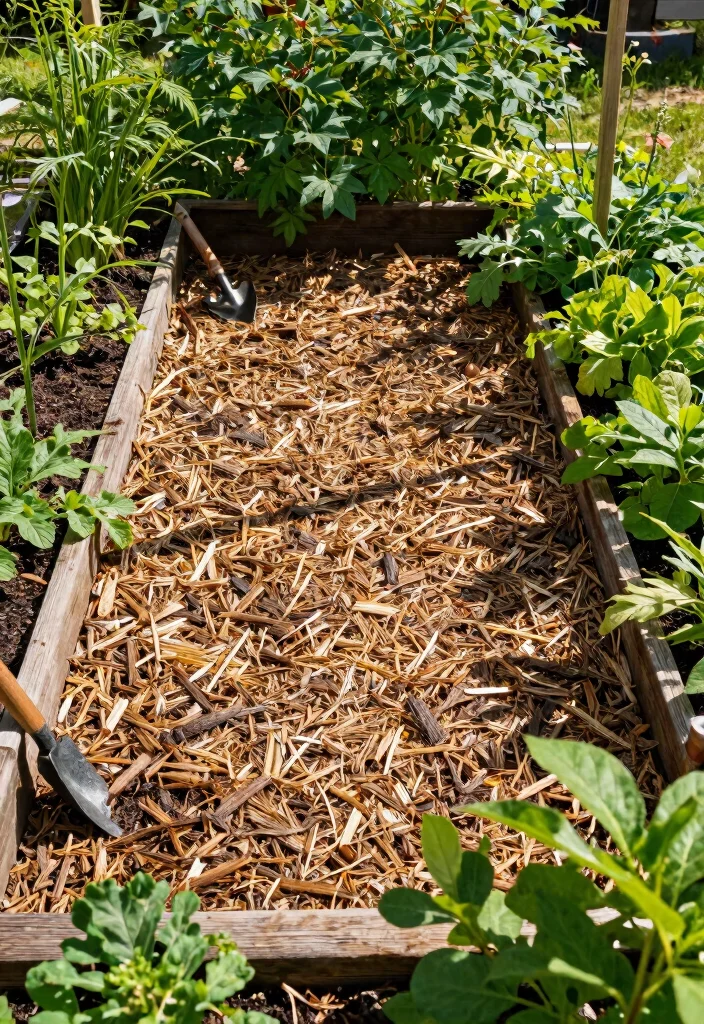 17 Life Changing Raised Garden Bed Hacks You Need to Know 7. Mulching for Moisture Retention 0