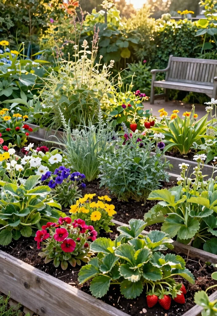 20 Amazing Raised Garden Bed Inspiration Photos for Your Yard 17. Edible Landscaping Raised Beds 0