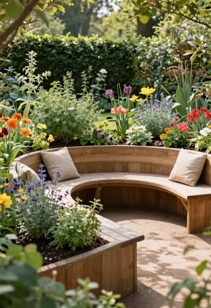 20 Amazing Raised Garden Bed Inspiration Photos for Your Yard 6. Raised Bed with Built in Seating 0