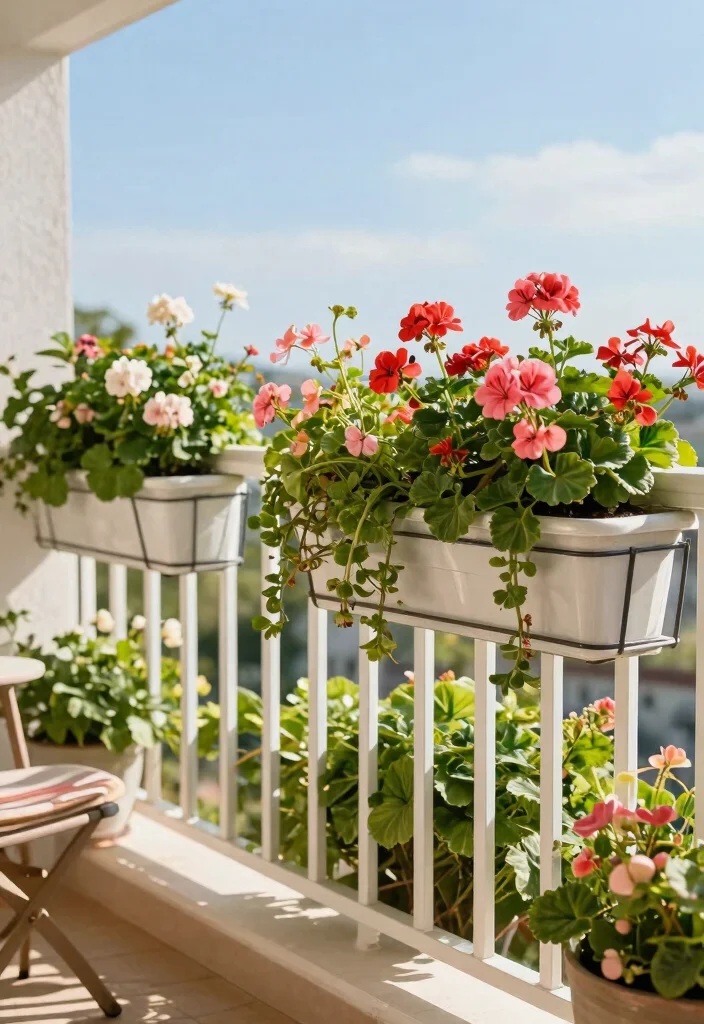 20 Breathtaking Large Flower Planter Ideas for Summer 4. Rail Planters for Balconies 0