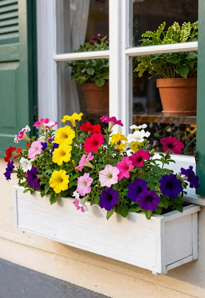 20 Breathtaking Large Flower Planter Ideas for Summer 8. Window Boxes for Flowers 0