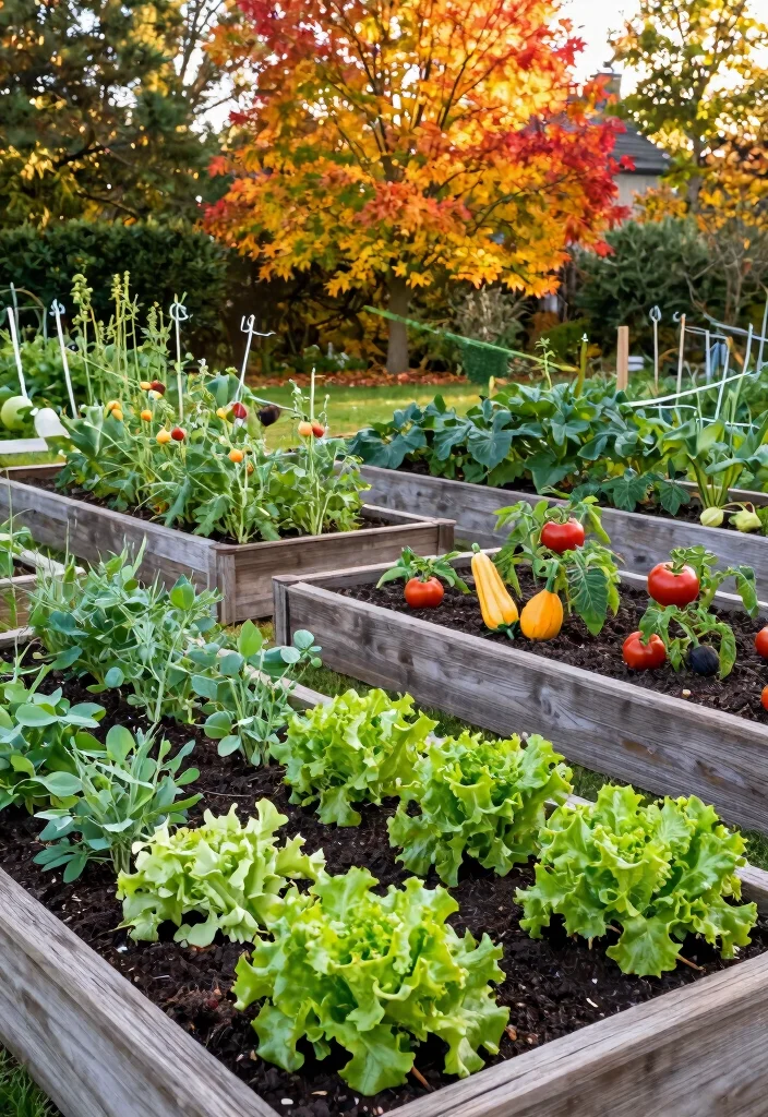 21 Beautiful Backyard Raised Bed Garden Ideas Lush Growth 21. Seasonal Gardening in Raised Beds 0