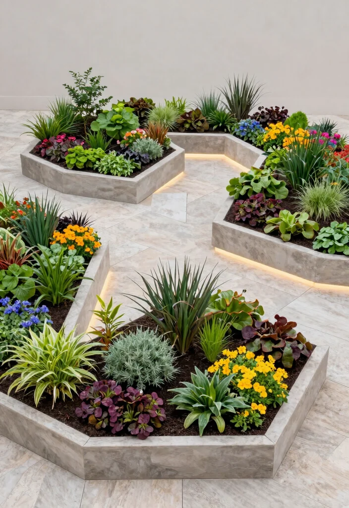 21 Beautiful Backyard Raised Bed Garden Ideas Lush Growth 5. Geometric Raised Bed Designs 0