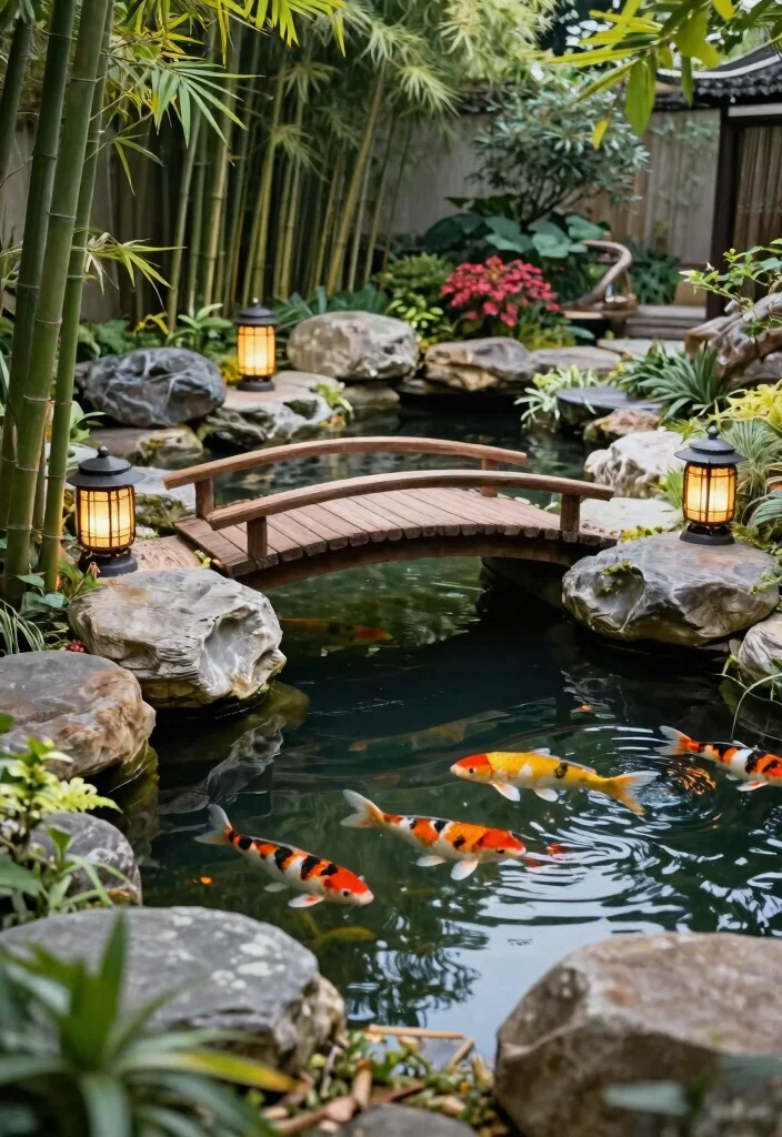 21 Stunning Garden Pond Ideas for a Peaceful Backyard Oasis 17. Asian Inspired Pond 0