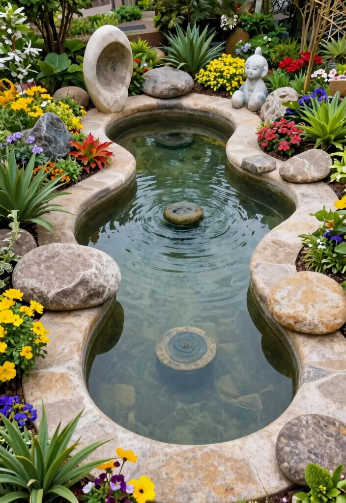 21 Stunning Garden Pond Ideas for a Peaceful Backyard Oasis 18. Artful Pond Design 0